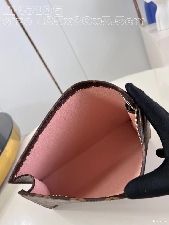 Affordable Toilet VUITTON LOUIS Trio Pouch-25*20*5.5cm 0814